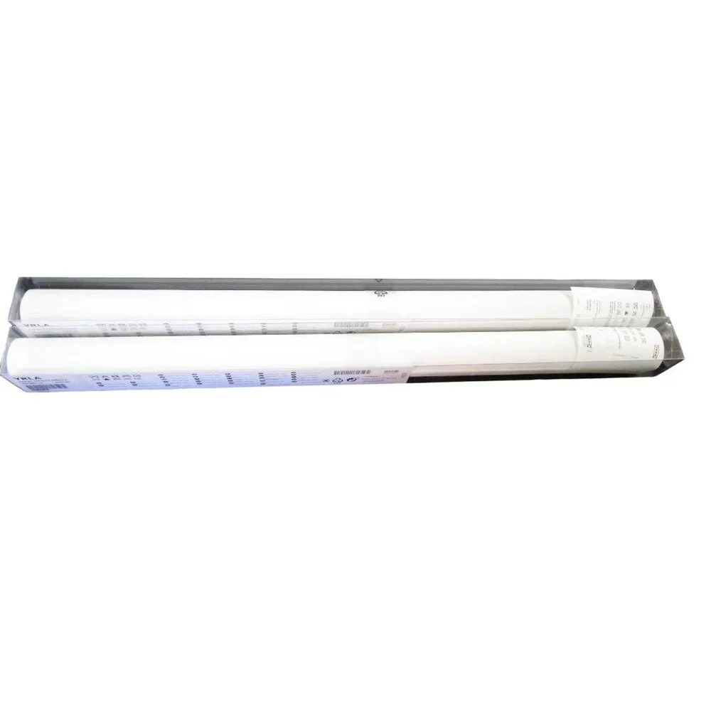 IKEA YRLA Sheer White Foliage Panel Curtain Panel Two New Discontinued use with
